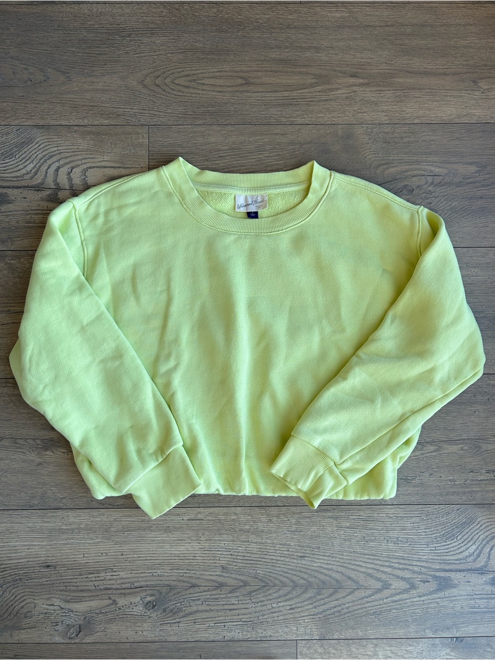Universal Thread Neon Cropped Crewneck Sweatshirt